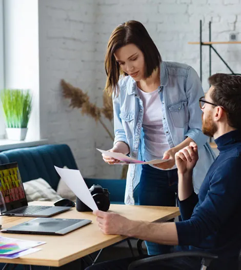 Freelance developers collaborating on a software development and technology solutions project